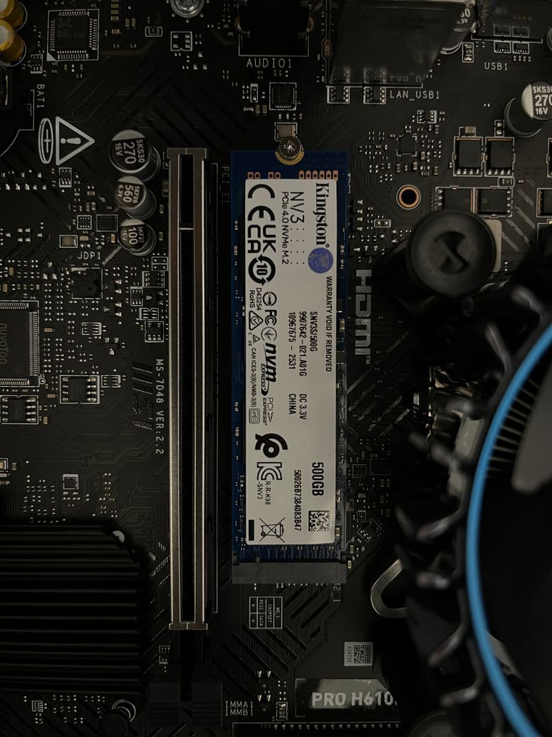 PC TORRE I7-12700 16GB DDR4 500GB M2 GT730 afbeelding 3