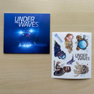 Libro Arte y Pegatinas Under The Waves PS4