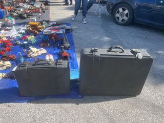 Juego Maletas Cuero Corte Inglés Gris oscuro