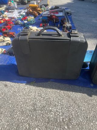 Juego Maletas Cuero Corte Inglés Gris oscuro