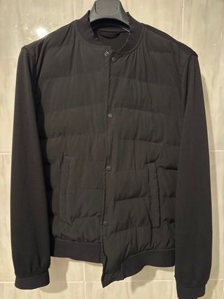 Cazadora Zara Negra Bomber
