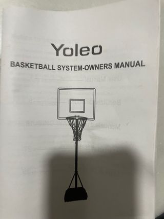 Cesta de baloncesto ajustable