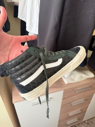 Zapatillas Vans SK8-Hi Verde y Negro