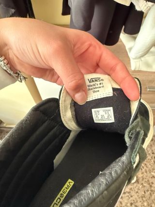 Zapatillas Vans SK8-Hi Verde y Negro