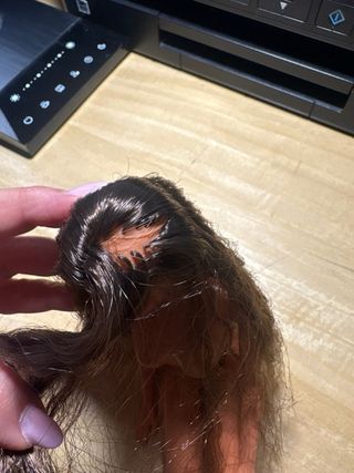 Barbie vintage con reroot e vestito De La Renta