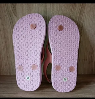 Infradito bambina rosa n. 28