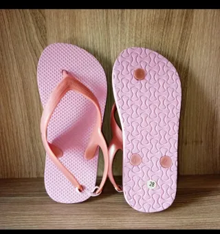 Infradito bambina rosa n. 28