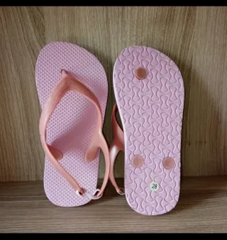 Infradito bambina rosa n. 28