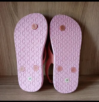 Infradito bambina rosa n. 28