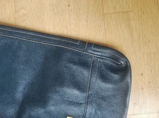 Bolso Purificación García Piel Azul