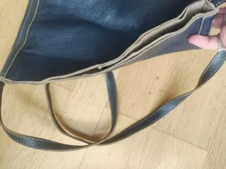 Bolso Purificación García Piel Azul