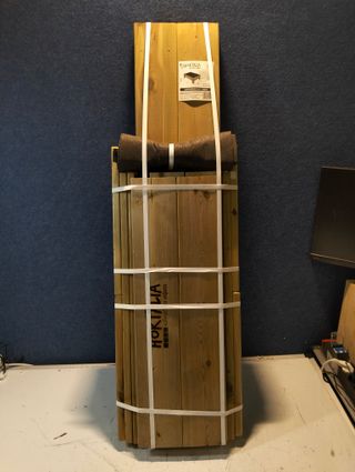 Mesa de cultivo GardenBrico 120x80x40 cm madera exterior 160L