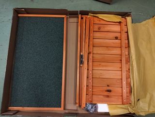 Armario exterior de madera Gardiun Emmy 87x46x160 cm