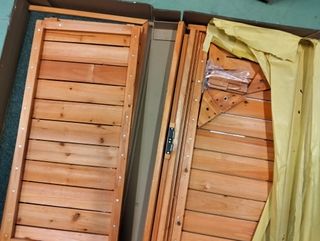 Armario exterior de madera Gardiun Emmy 87x46x160 cm