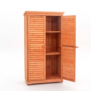Armario exterior de madera Gardiun Emmy 87x46x160 cm