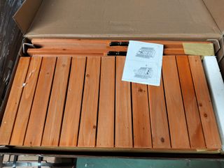 Armario exterior de madera Gardiun Emmy 87x46x160 cm