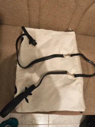 Borsa LOVE MOSCHINO bianca con cuore rosso