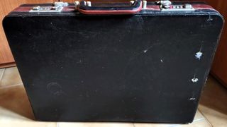 Valigetta Von Meister in pelle e metallo