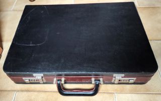 Valigetta Von Meister in pelle e metallo