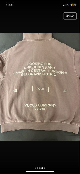 Sudadera YUXUS Rosa Talla S