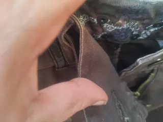 7.- Minifalda marrón con cinturón