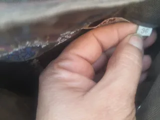 7.- Minifalda marrón con cinturón