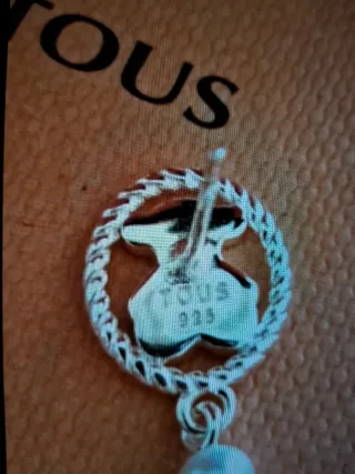 Pendientes Tous Oso Perla Plata