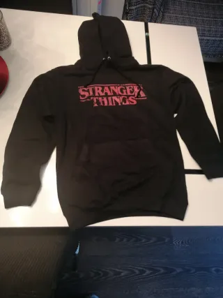 Sudadera Stranger Things Negra Talla S