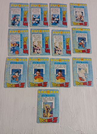 Cromos Sueltos Holos Dragon Ball Z Serie Azul 90s