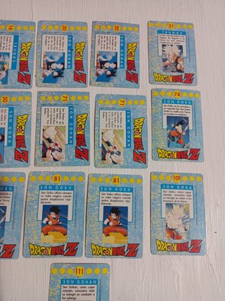 Cromos Sueltos Holos Dragon Ball Z Serie Azul 90s