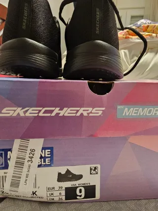 Zapatillas Skechers Mujer Negras