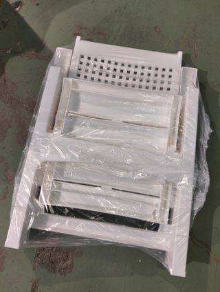 Sillón multiposiciones plegable metal blanco jardín