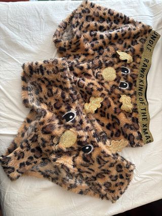 Conjunto de fantasía con estampado de leopardo