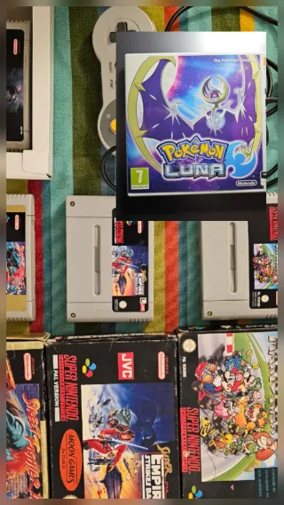 Pack juegos Super Nintendo Juego Pokemon 2DS Xl