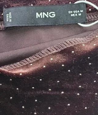 Jersey terciopelo y strass