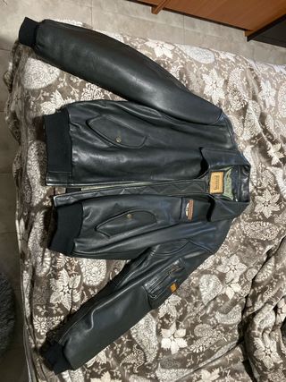 Chaqueta Aviador Redskins Negra