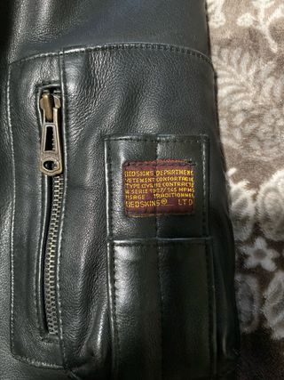 Chaqueta Aviador Redskins Negra