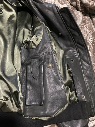 Chaqueta Aviador Redskins Negra