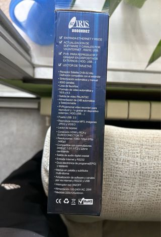 Antena y Receptor Satélite IRIS