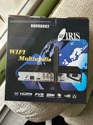 Antena y Receptor Satélite IRIS