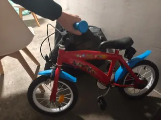 Bicicleta Patrulla Canina Roja