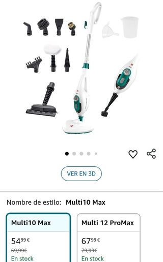 Di4 Steamclean Multi 10 Max Mopa/Limpiador a Vapor