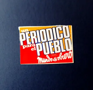 🇪🇦 Transición Española.. Pegatina Mundo Obrero