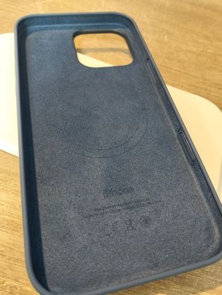 Funda de silicona iPhone 16 Pro Max - Azul denim