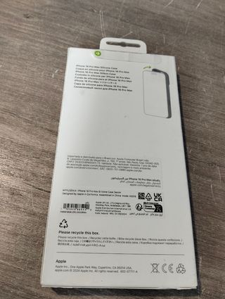 Funda de silicona iPhone 16 Pro Max - Azul denim