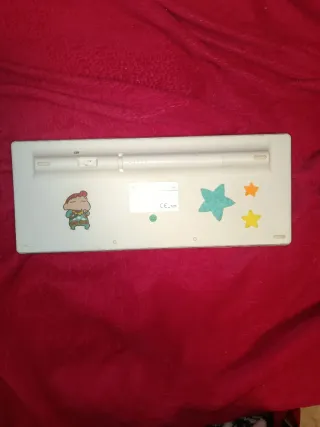 Teclado Inalámbrico W plata y blanco