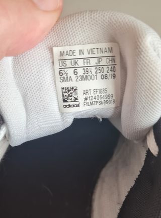 Scarpe Adidas palestra bianche taglia 39.5