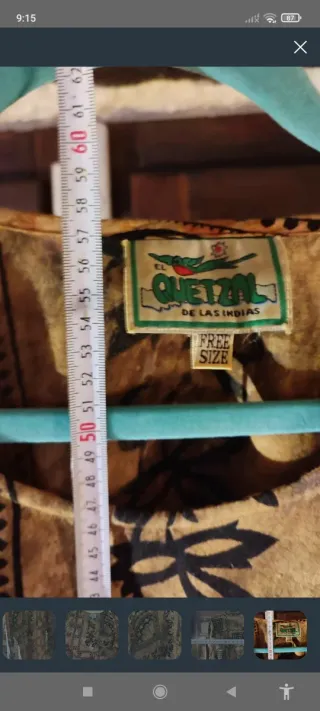 Camiseta Quetzal Indias Tejidos Tinte