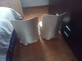 Sillas vintage beige