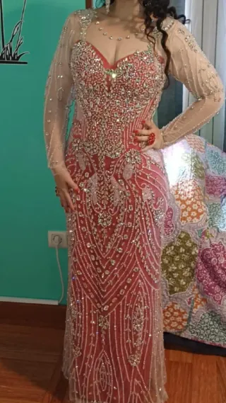 Vestido rojo boda gitana